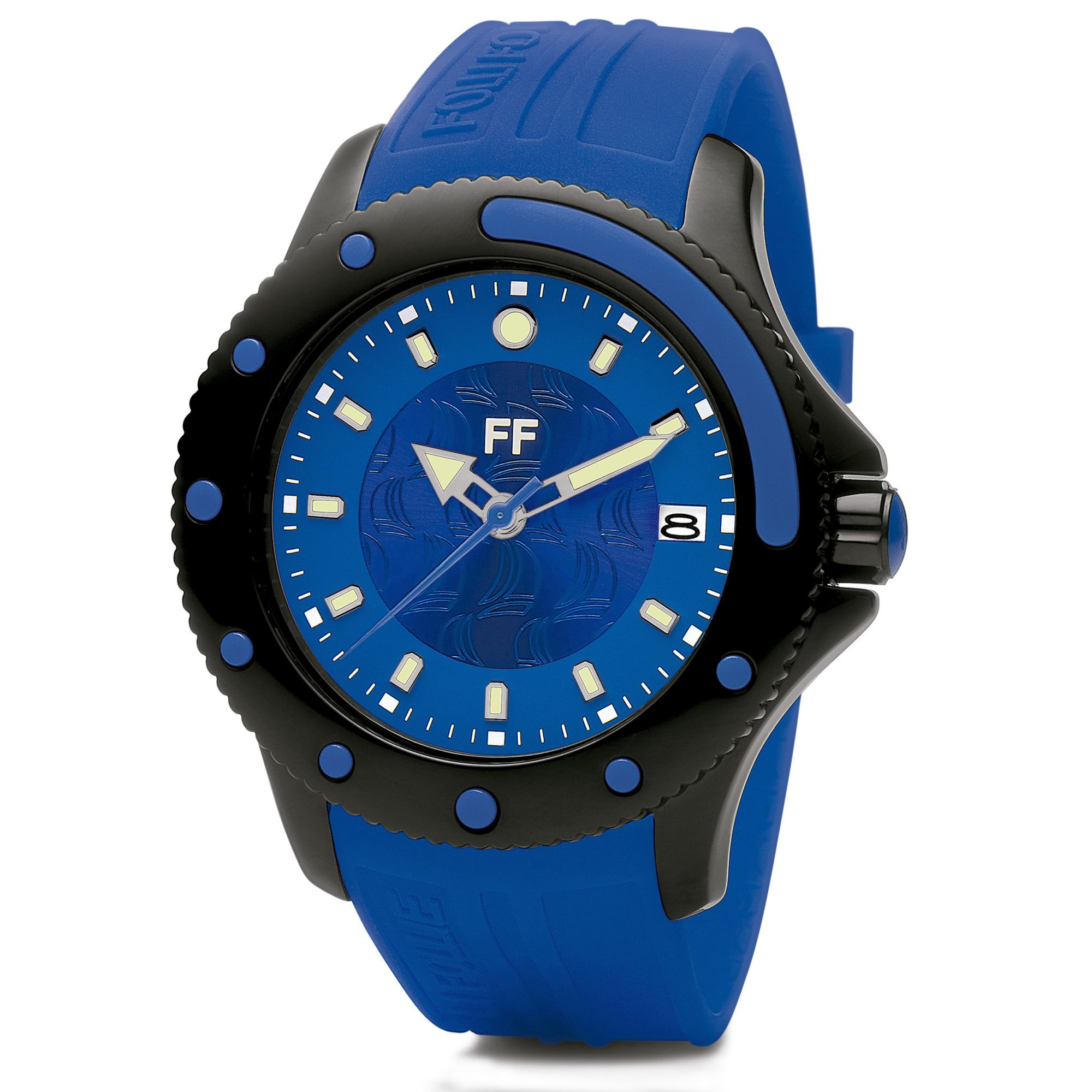 FOLLI FOLLIE WF1Y002ZDU zegarek damski czarny 44 mm
