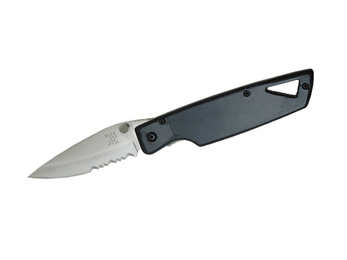 Фото - Ніж / мультитул BUCK LIGHTNING HTA II CARBON FIBER 176CF 