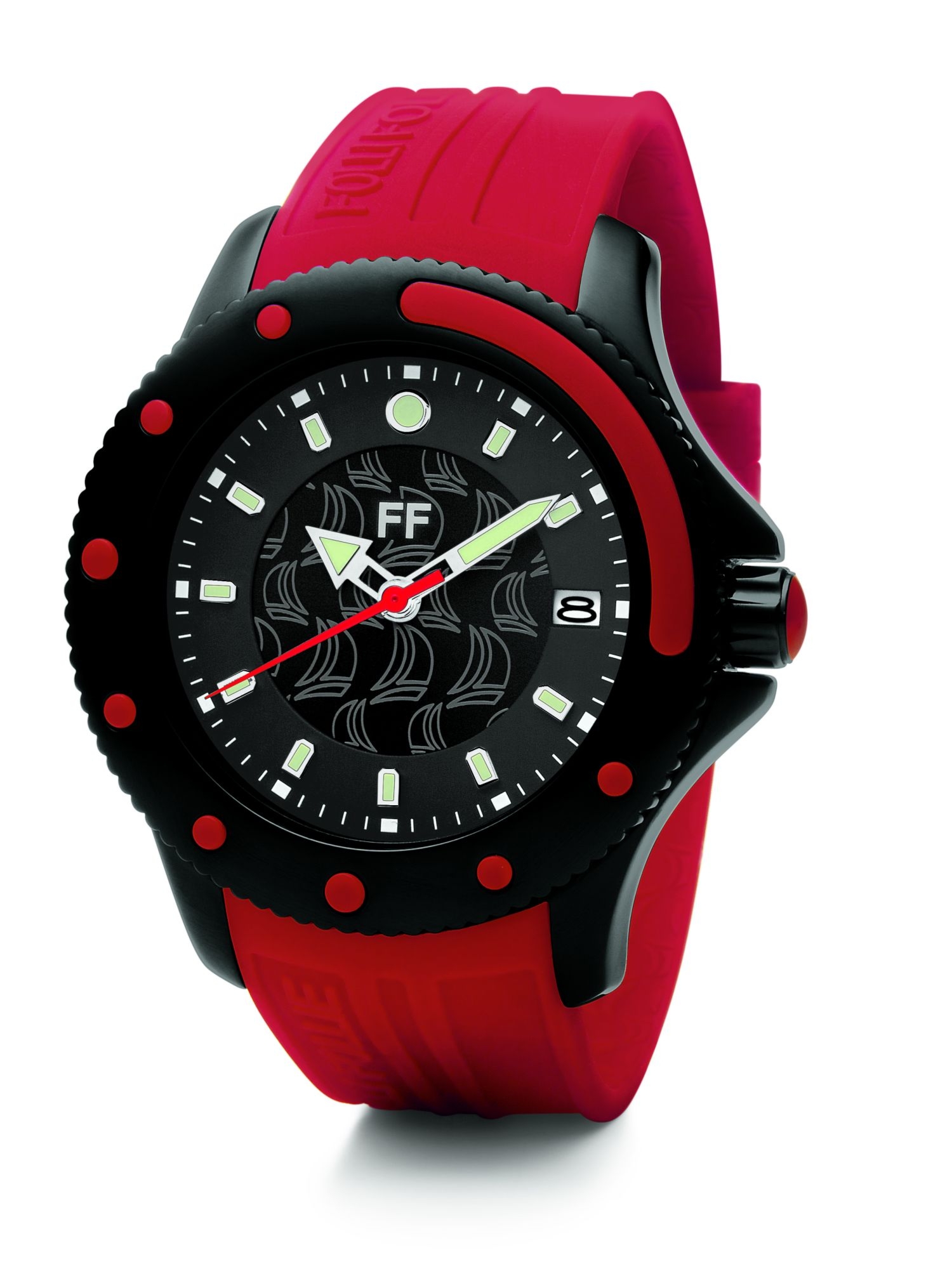 FOLLI FOLLIE WF1Y002ZDR zegarek damski czarny 40 mm