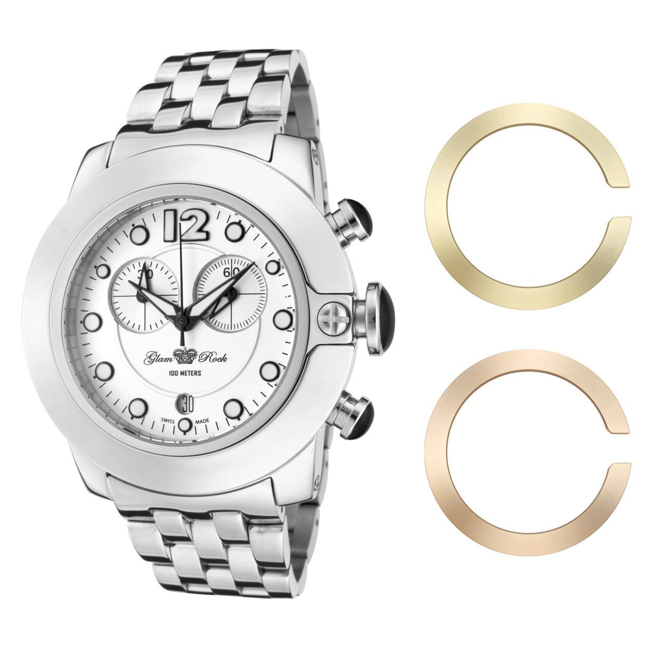 Zegarek damski Glam Rock GR32154 44 mm