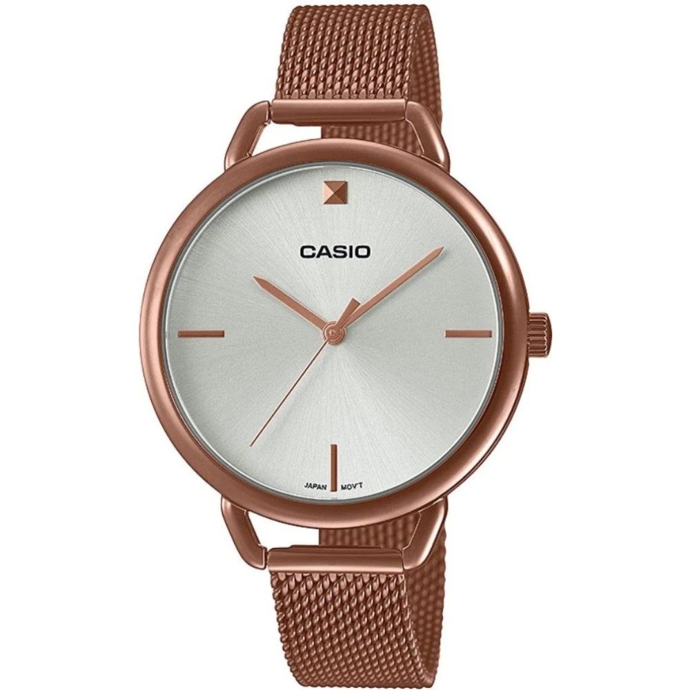 Casio Timeless LTP-E415MR-7CDF Zegarek damski biała tarcza 34 mm