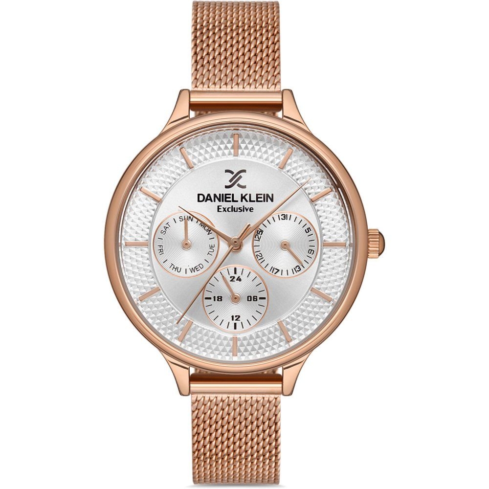 Daniel Klein Exclusive DK.1.12990-2 Zegarek damski srebrna tarcza 35 mm