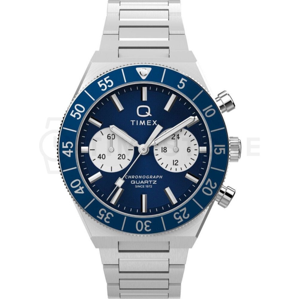 Zegarek męski Timex Q Continental TW2Y55900UK srebrny (40 mm)