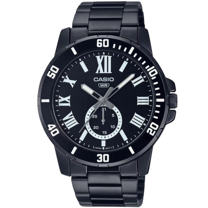 Casio MTP-VD200B-1B Zegarek męski 49 mm