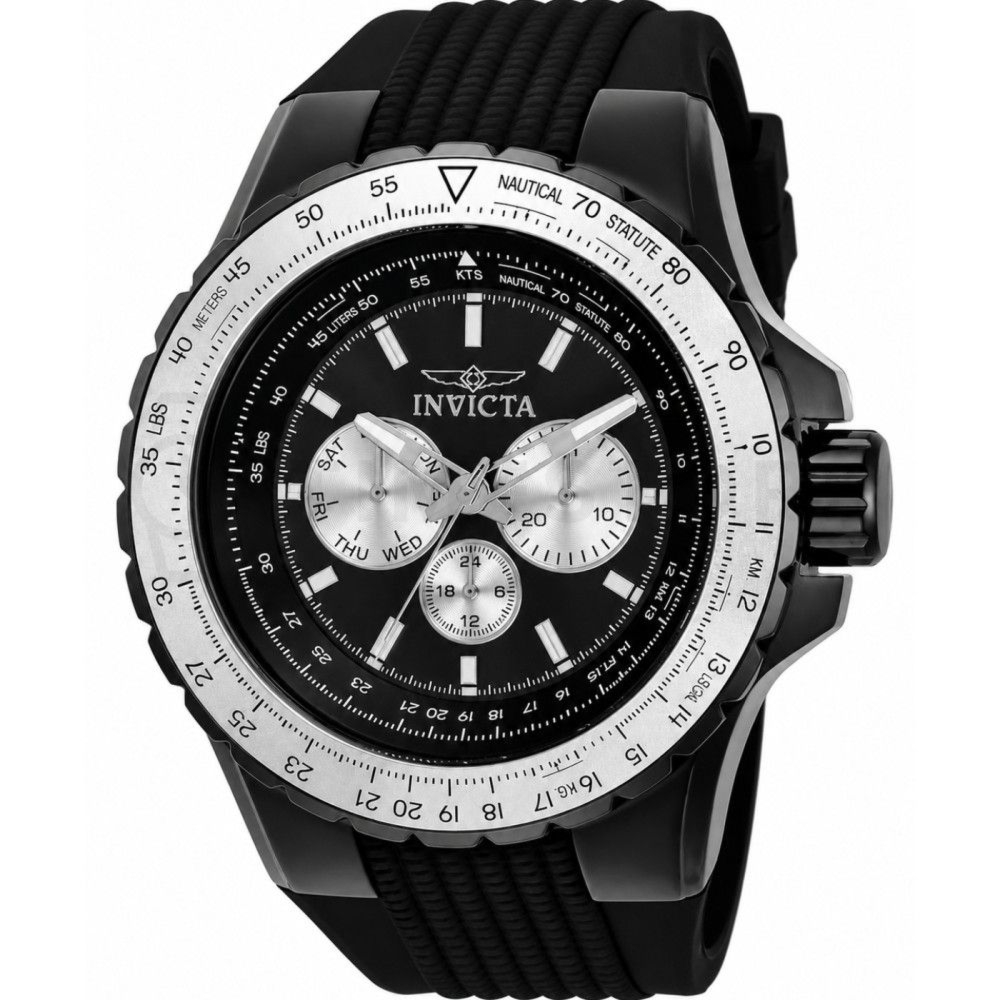 Zegarek męski Invicta Aviator 33033 czarny (50 mm)