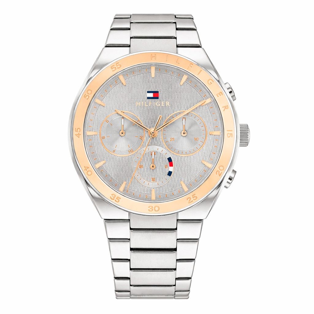 Tommy Hilfiger 1782574 zegarek damski szary 37 mm
