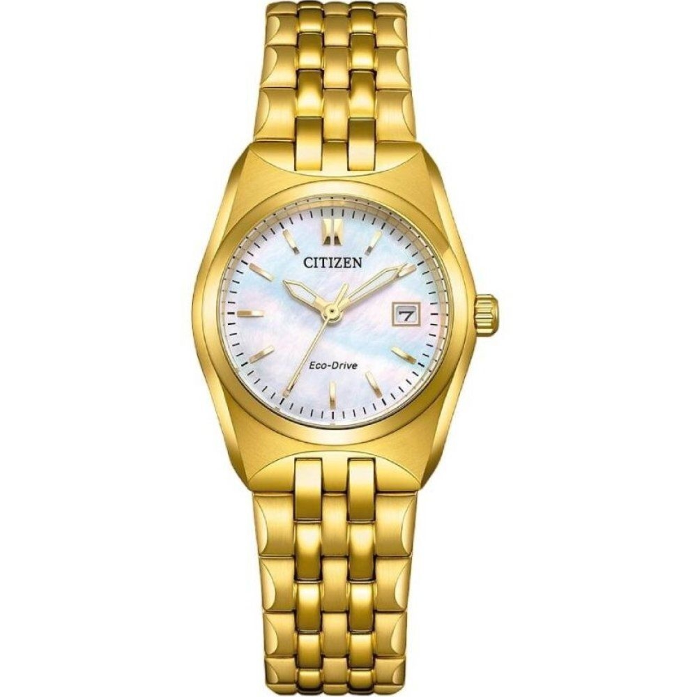 Citizen Eco-Drive EW2293-56D Zegarek damski masa perłowa tarcza 27 mm