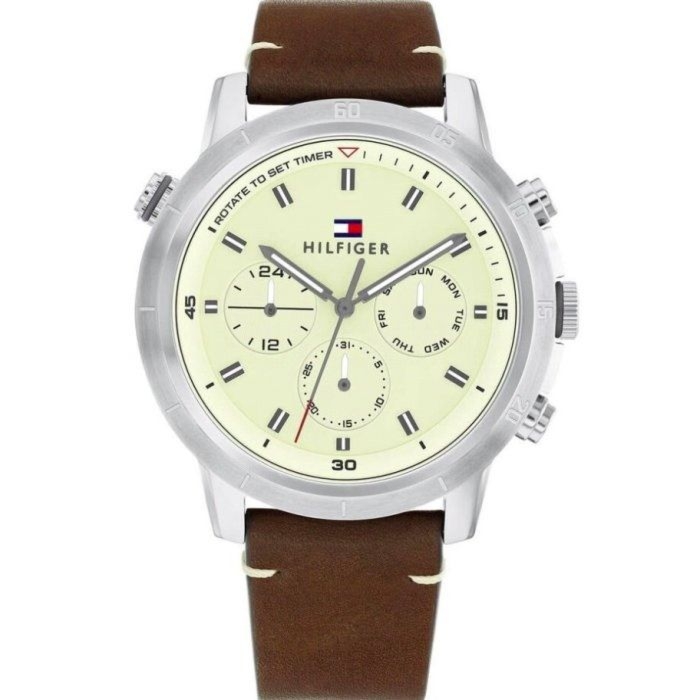 Tommy Hilfiger Troy 1792102 Zegarek męski 46 mm