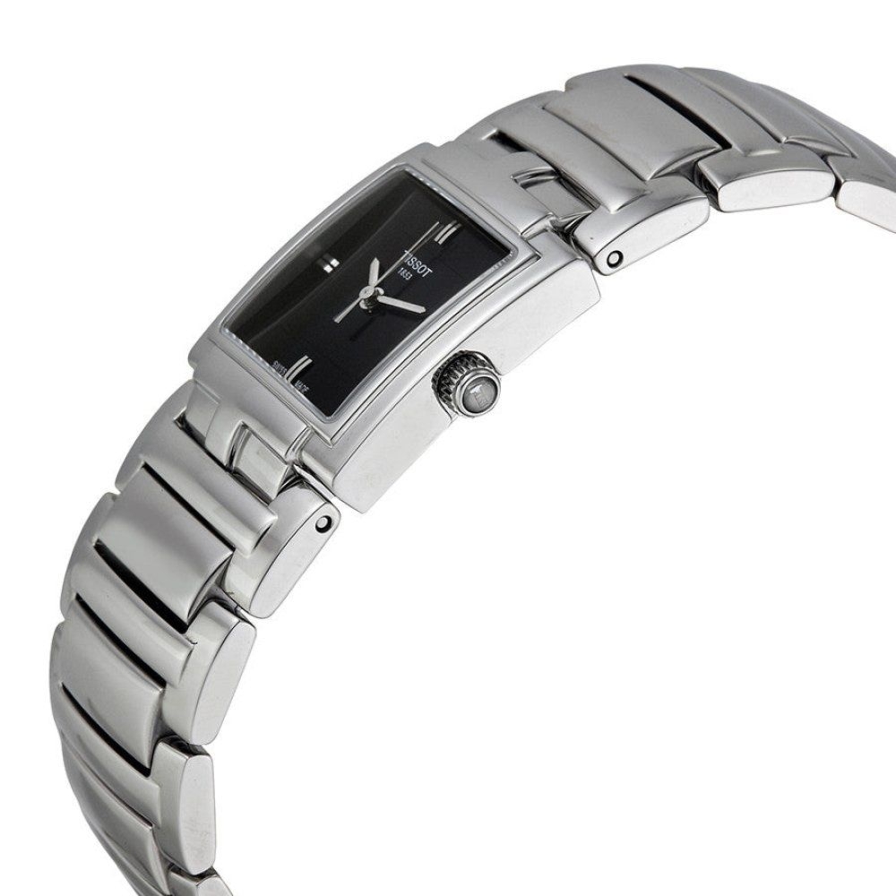 Tissot T-Evocation T051.310.11.051.00 Zegarek damski czarna tarcza 23 mm