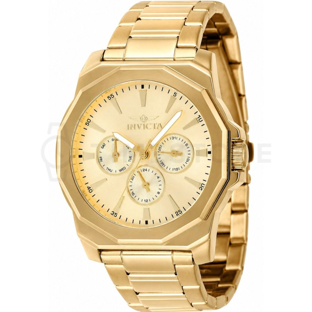 Zegarek męski Invicta Speedway 46855 złoty (42 mm)
