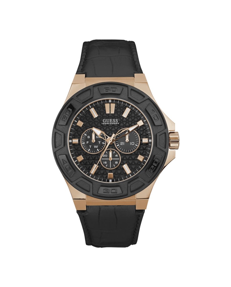 Guess W0674G6 zegarek męski różowe złoto 45 mm