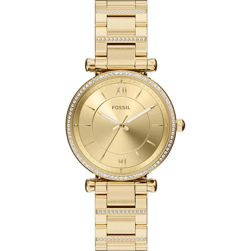 Zegarek damski Fossil Carlie ES5465 złoty (35 mm)