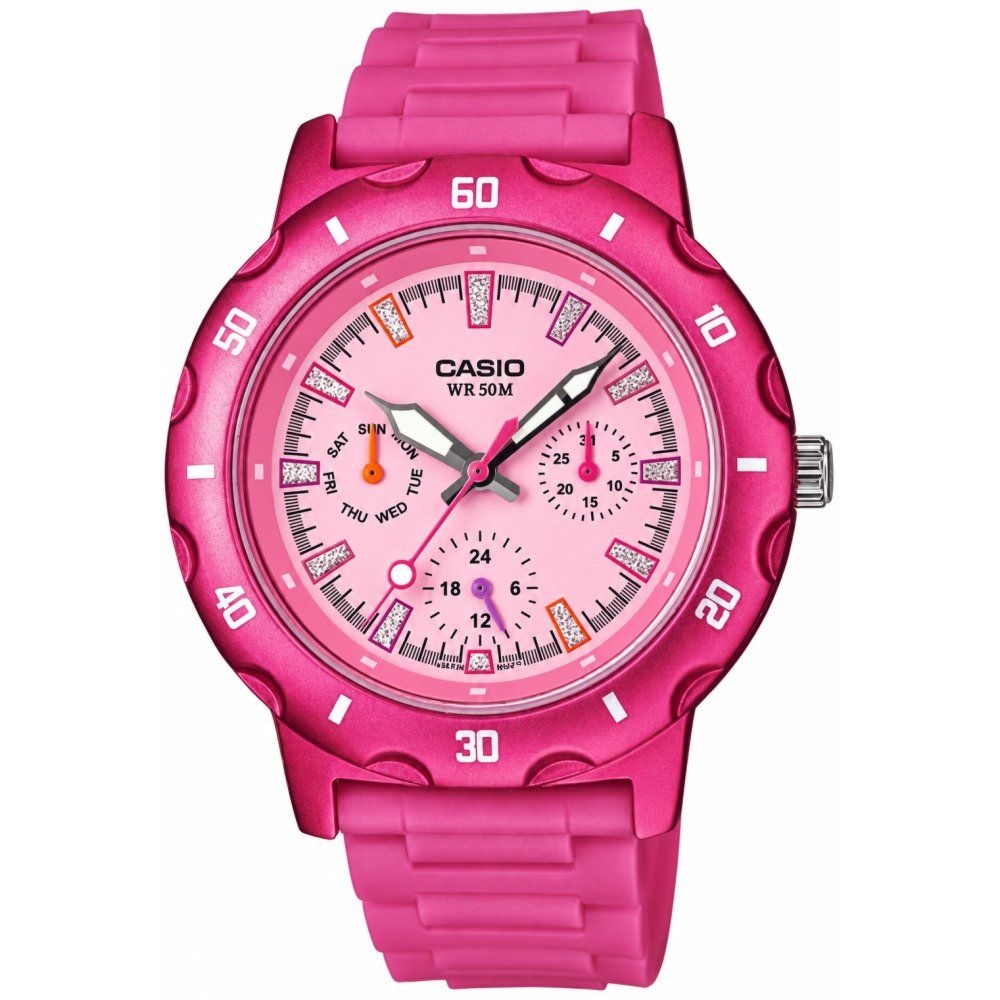 Casio LTP-1328-4E Zegarek damski różowa tarcza 38 mm