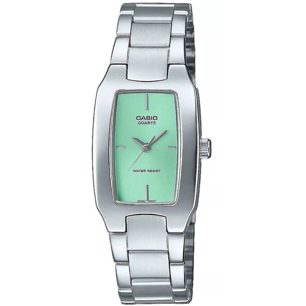 Casio Collection LTP-1165PA-3CEF Zegarek damski zielona tarcza 21 mm