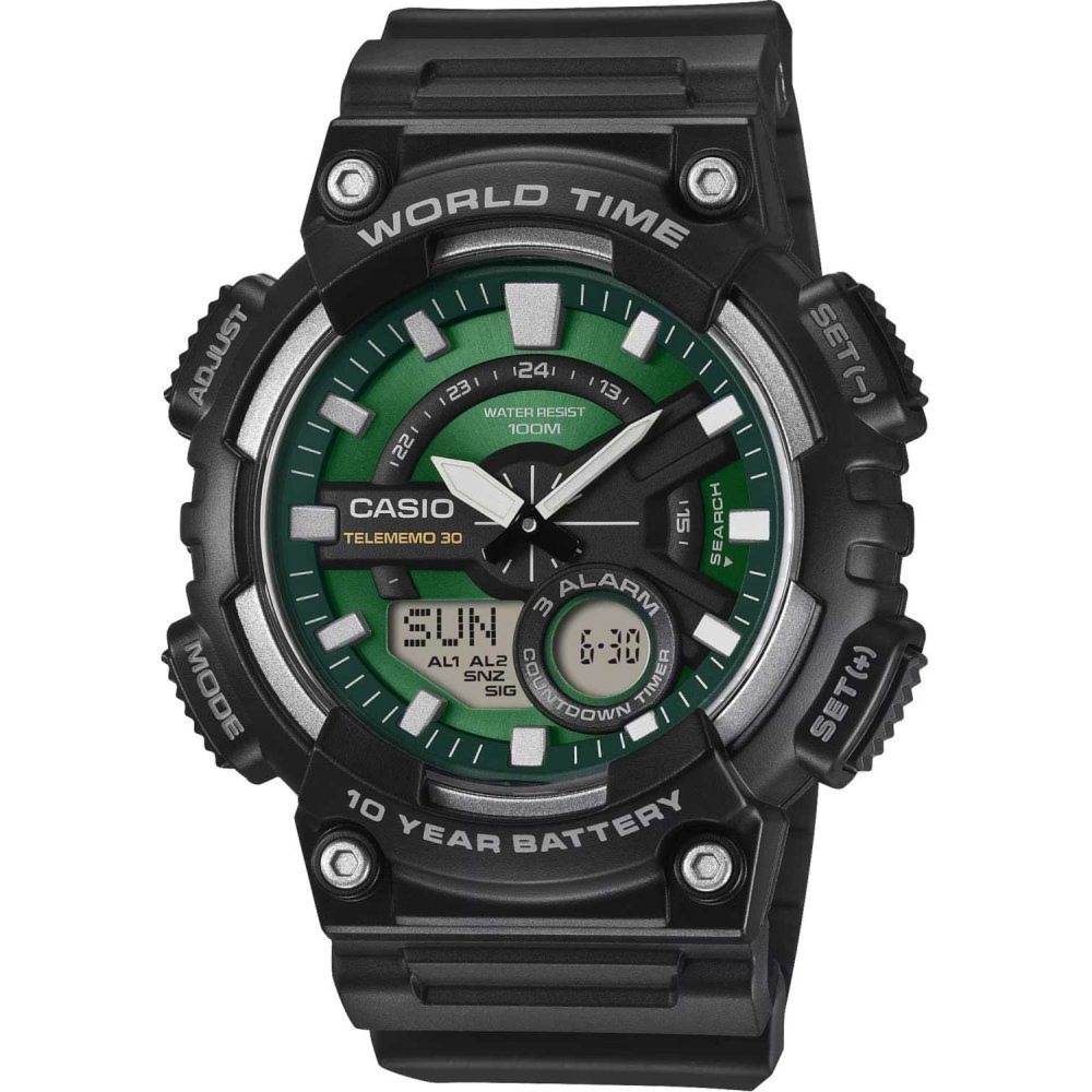 Casio Timeless AEQ-110W-3A2 Zegarek męski 52 mm