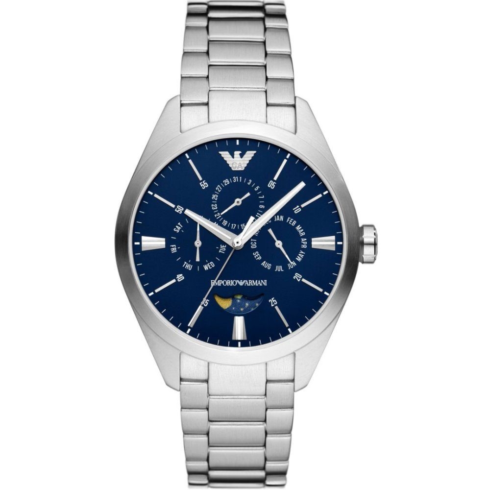 Emporio Armani Claudio AR11553 Zegarek męski niebieska tarcza 43 mm