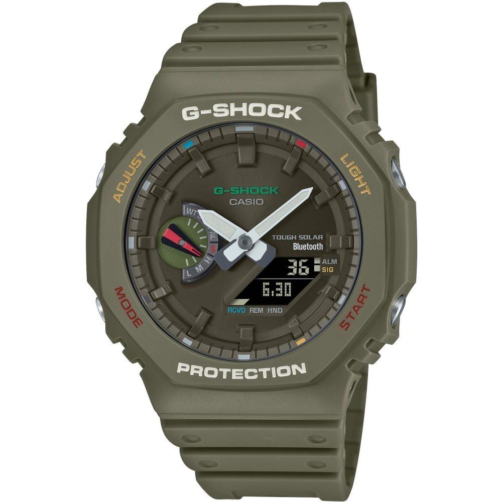 Casio G-Shock GA-B2100FC-3A Zegarek męski analogowo-cyfrowy 45 mm