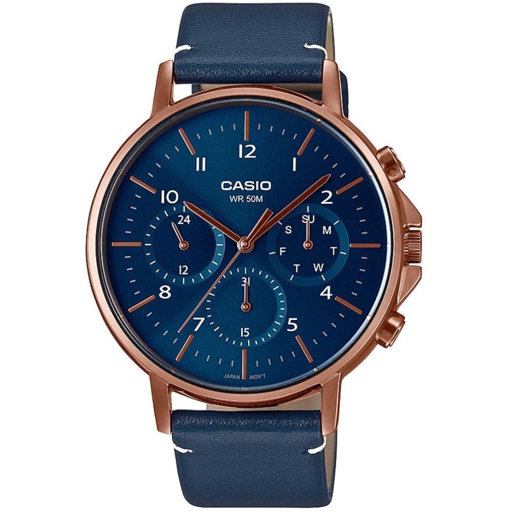 Casio Timeless MTP-E321RL-2AVDF Zegarek męski 45 mm