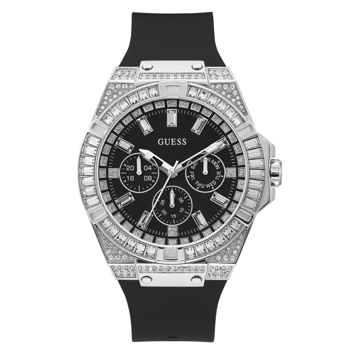 Guess GW0208G1 zegarek męski srebrny 47 mm