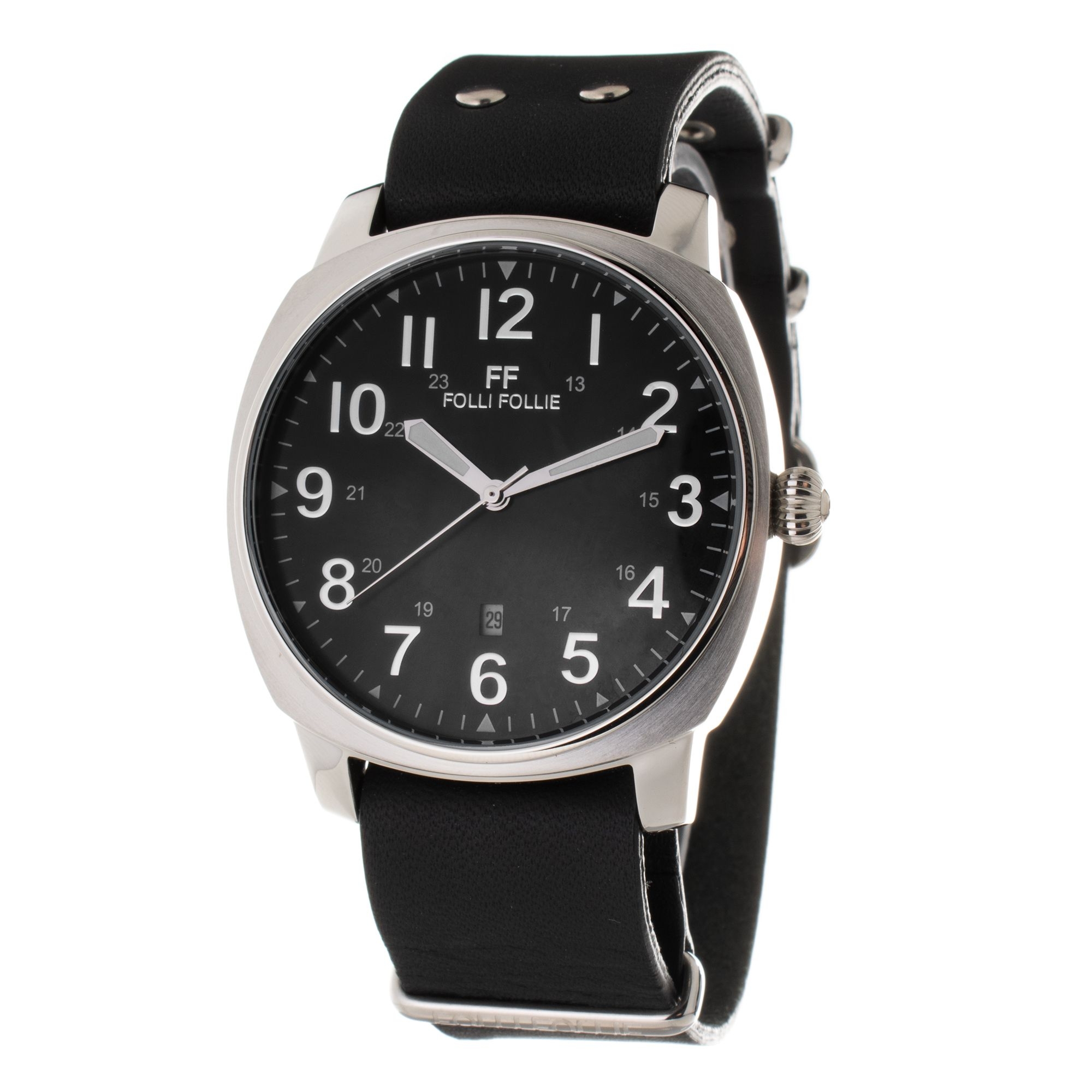 FOLLI FOLLIE WT14T0015DG zegarek męski srebrny 40 mm