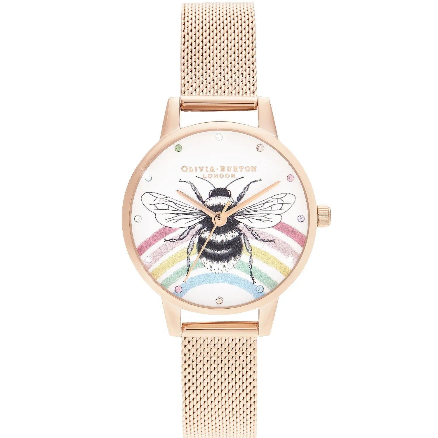 Olivia Burton OB16WL90 zegarek damski różowy 30 mm