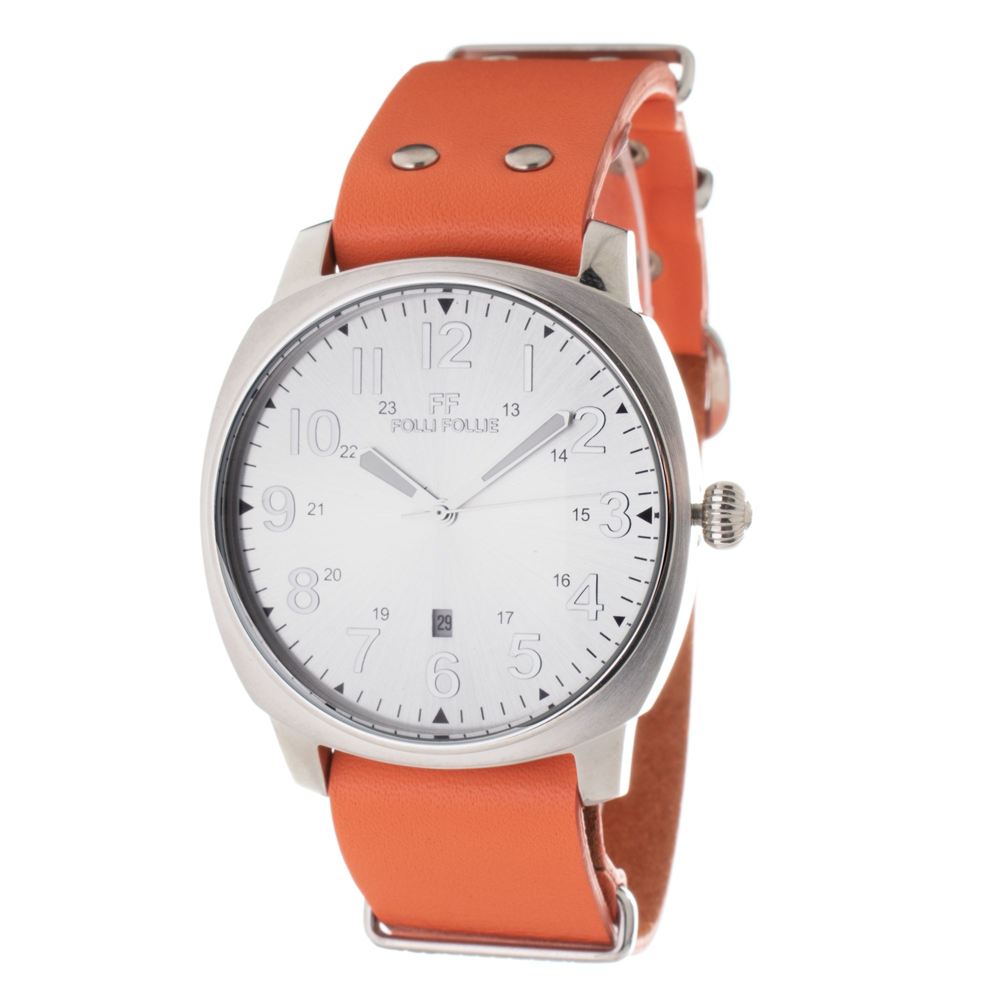 FOLLI FOLLIE WT14T0015DNA zegarek męski srebrny 40 mm