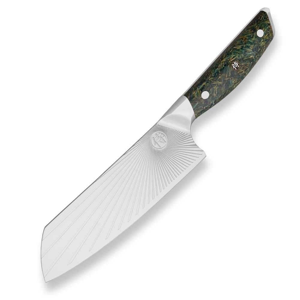 Zdjęcia - Nóż kuchenny Dellinger Nóż  SANDVIK NORTHERN SUN Santoku 185 mm  Green [K-H171]