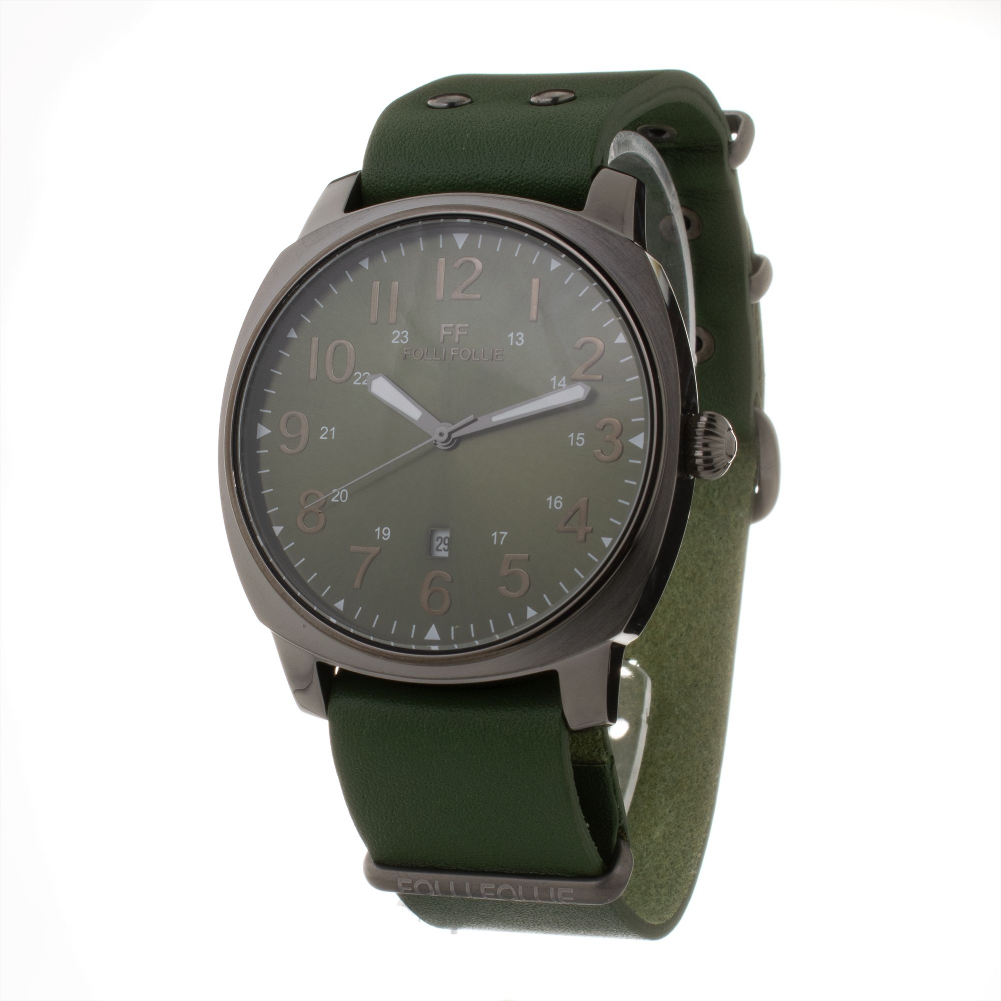 Zegarek Męski Folli Follie WT14T001SDVM Zielony (40 mm)