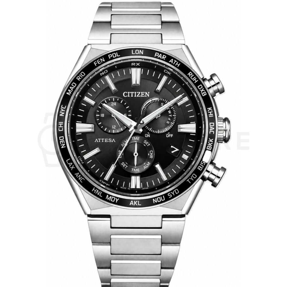 Zegarek męski Citizen Attesa CB5966-69E srebrny (41,1 mm)