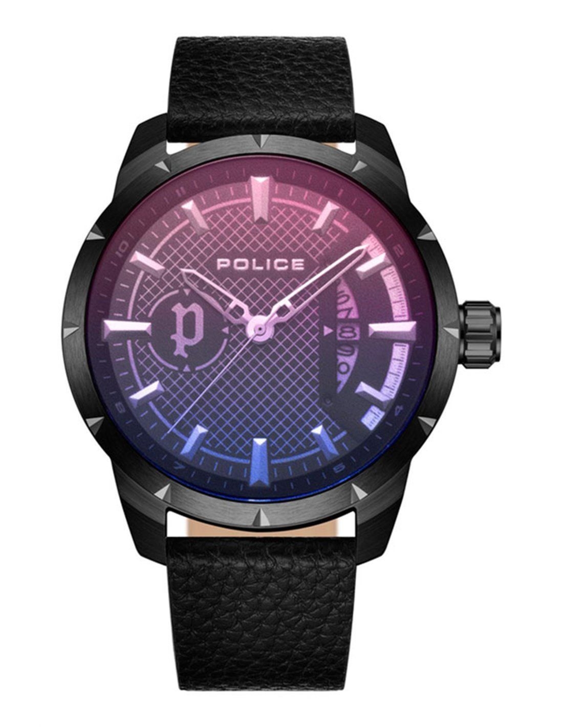 Police PEWJB2226901 zegarek męski czarny 45 mm