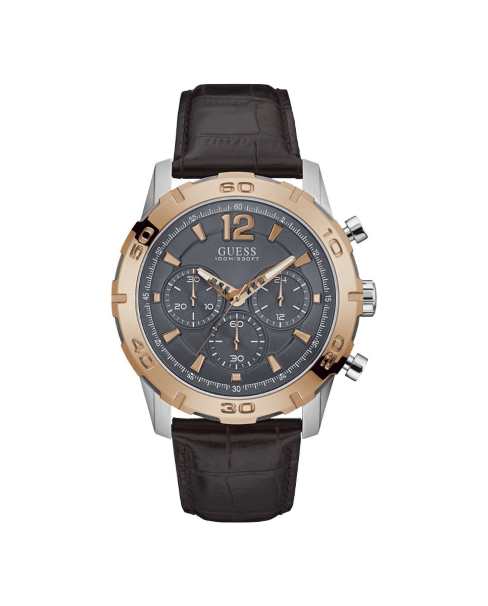 Guess W0864G1 zegarek męski różowe złoto 45.50 mm