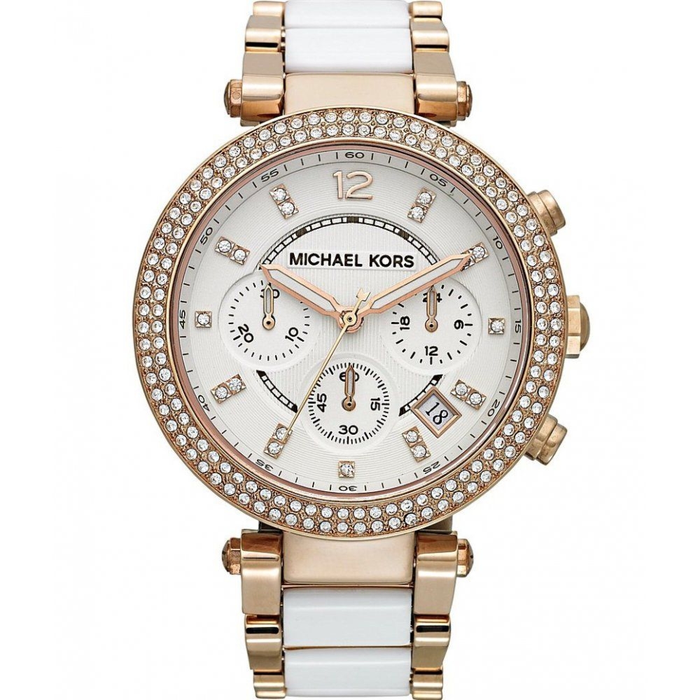 Michael Kors MK5774 zegarek damski różowe złoto 39 mm