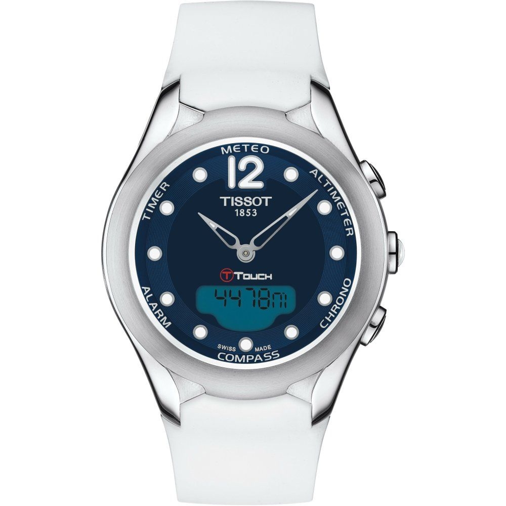 Tissot T-Touch T075.220.17.047.00 Zegarek damski wielobarwna tarcza 40 mm