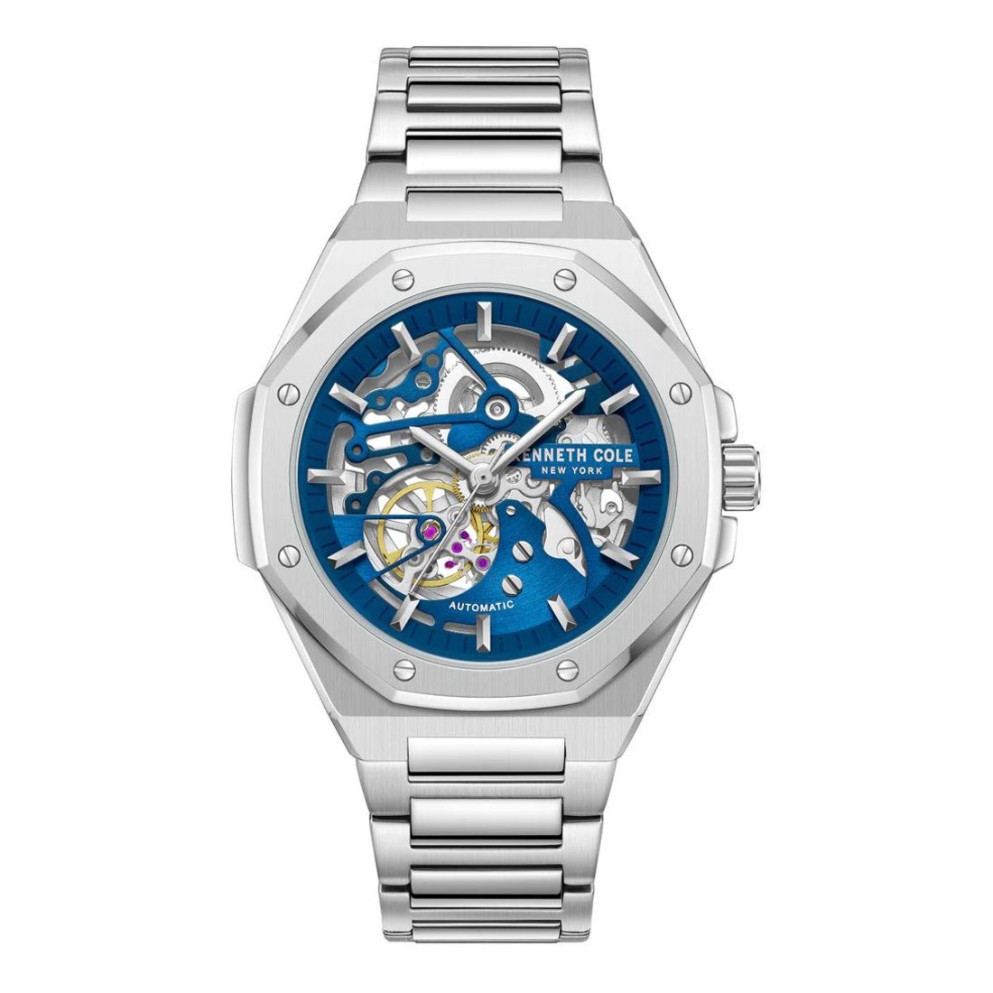 KENNETH COLE KCWGY0058901 zegarek męski szary 42 mm