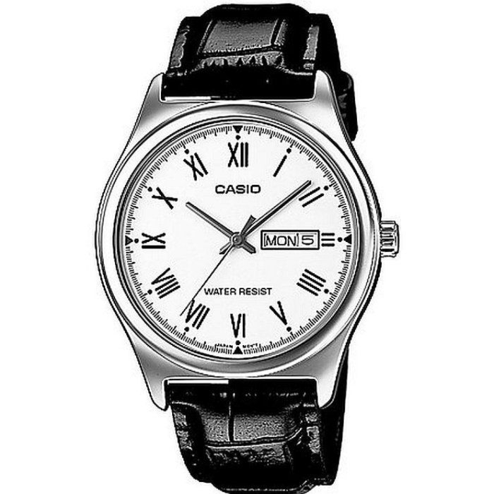Casio Collection MTP-V006L-7B Zegarek męski biała tarcza 38 mm