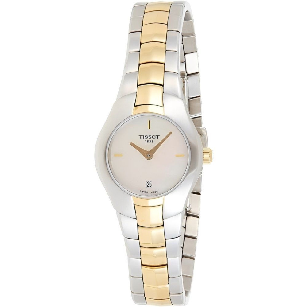 Tissot T-Round T096.009.22.111.00 Zegarek damski masa perłowa tarcza 26 mm