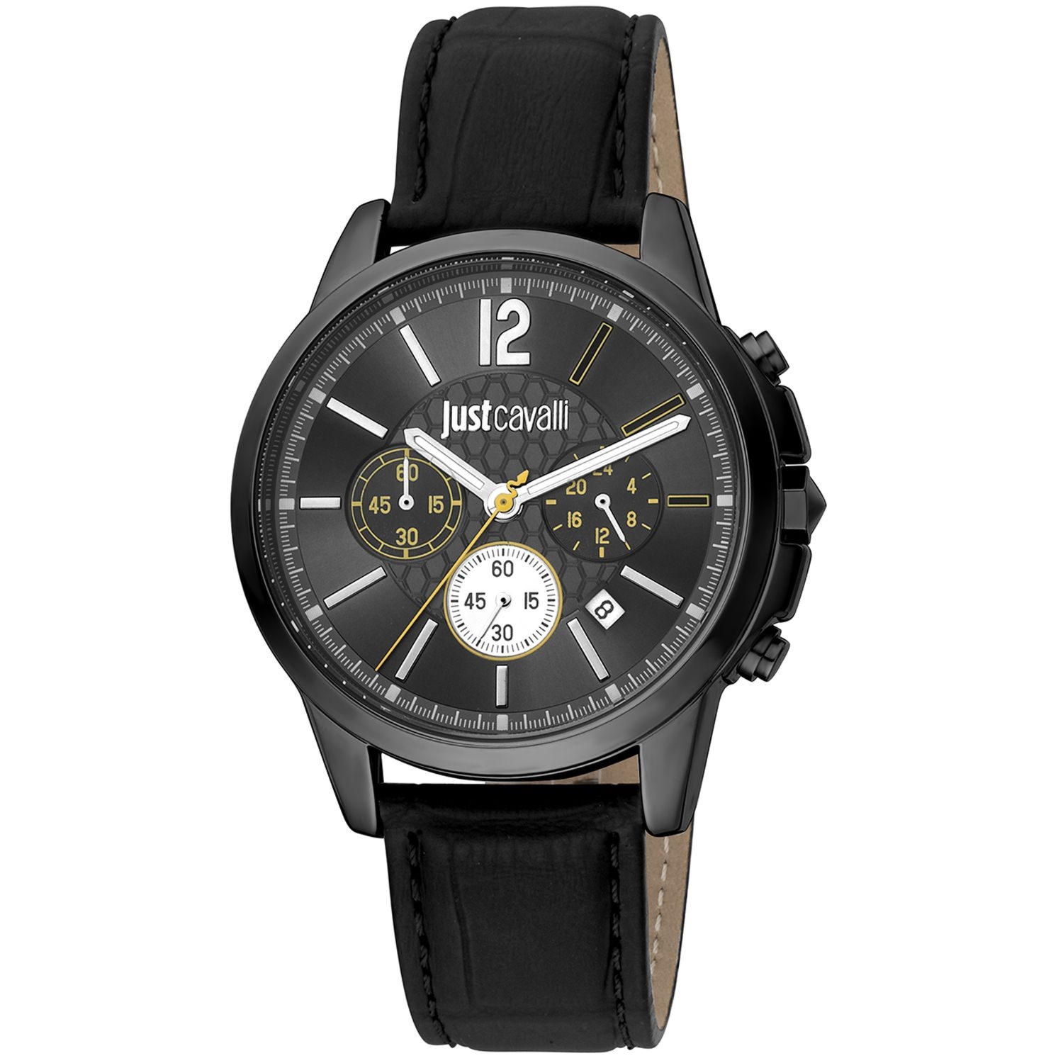 Just Cavalli JC1G175L0245 zegarek męski czarny 42 mm