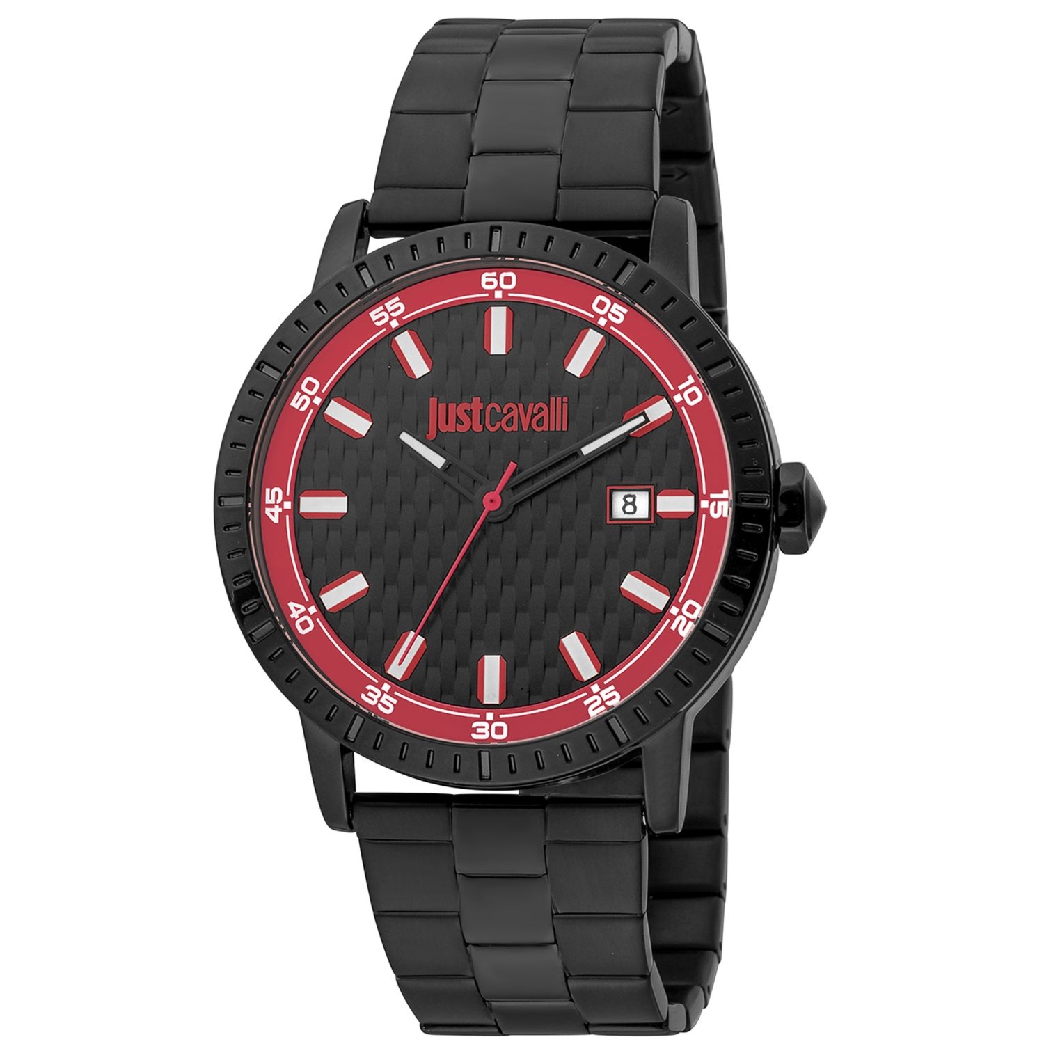 Just Cavalli JC1G216M0065 zegarek męski czarny 42 mm