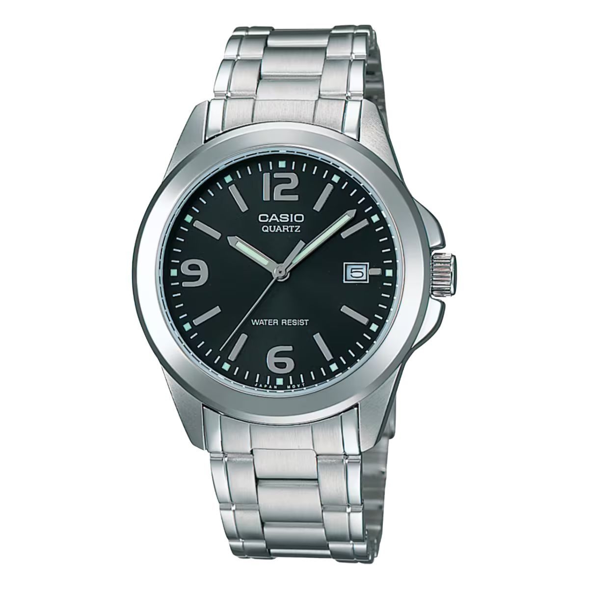 Casio MTP-1215A-1A zegarek męski szary 43.3 mm