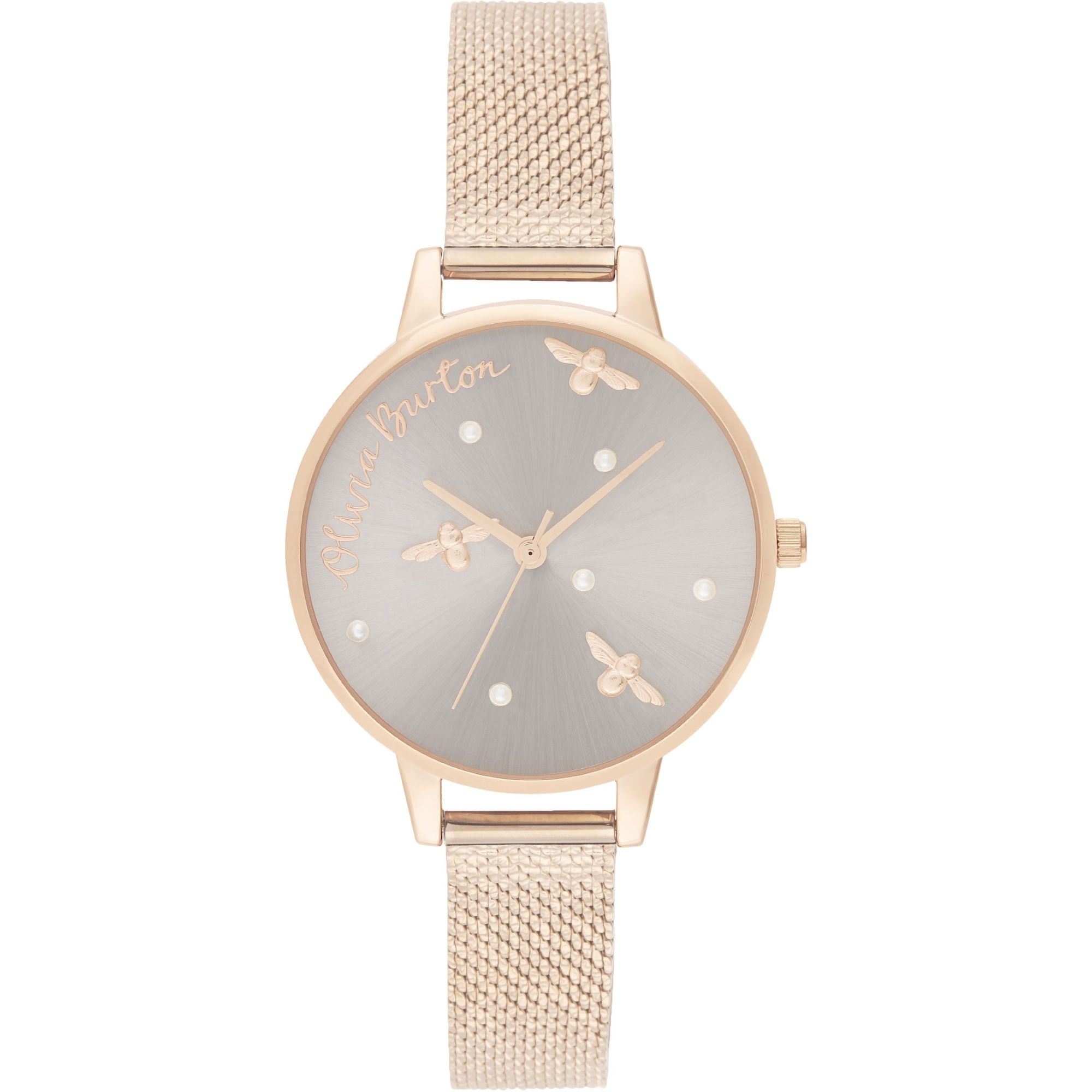 Olivia Burton OB16PQ04 zegarek damski złoty 34 mm