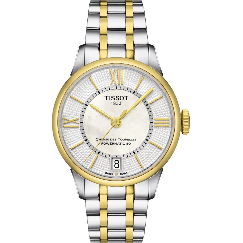 Tissot Chemin T099.207.22.118.00 Zegarek damski masa perłowa tarcza 32 mm