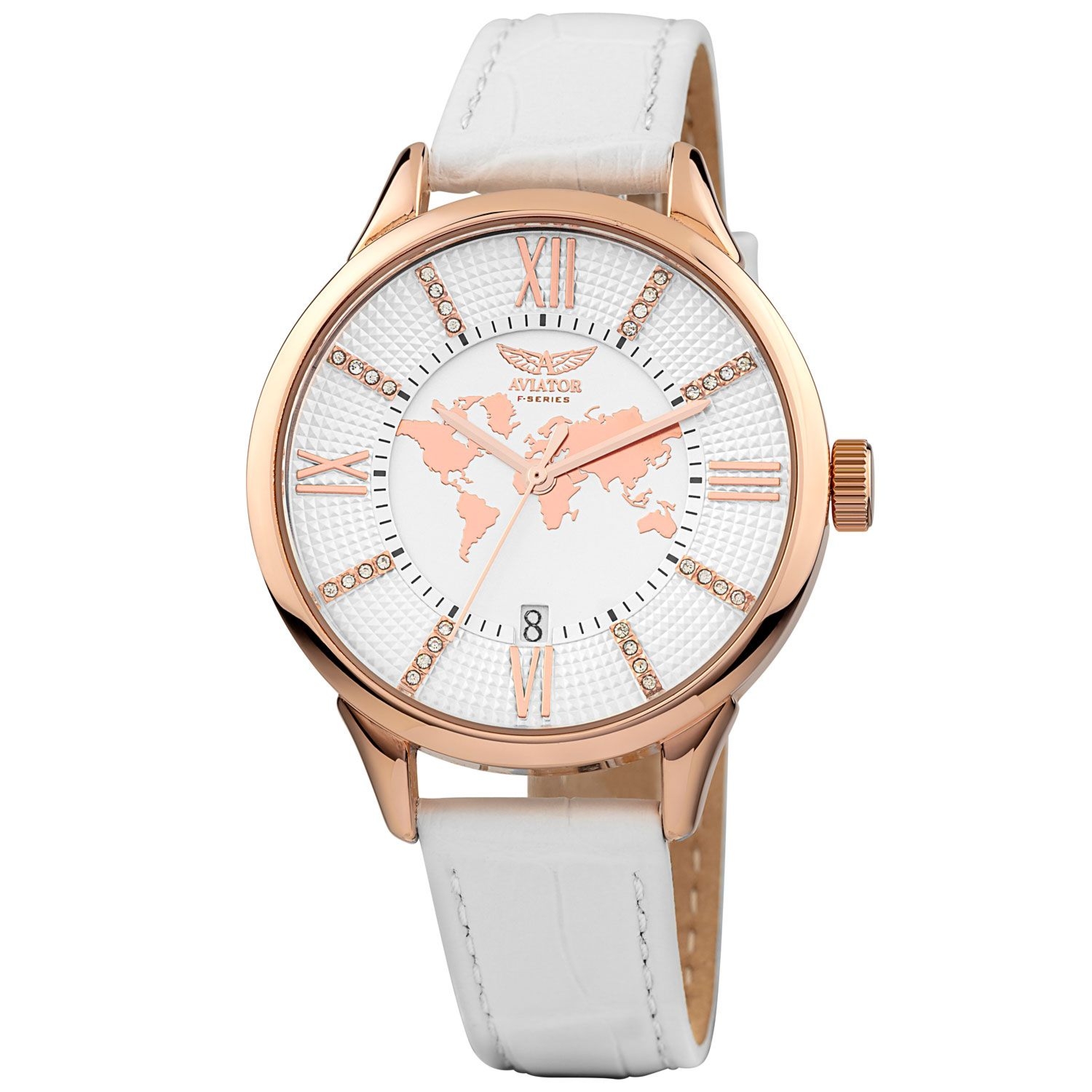 Zegarek Damski Aviator F-Series AVW8636L14 (39 mm)