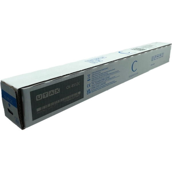 Zdjęcia - Wkład drukujący UTAX Toner Oryginalny błękitny / turkusowy / niebieski do 3206CI, 3207CI (1T02RLCUT1)