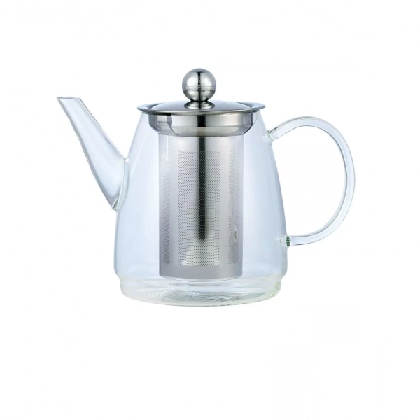 Kinghoff Szklany zaparzacz z sitkiem pojemność 600 ml