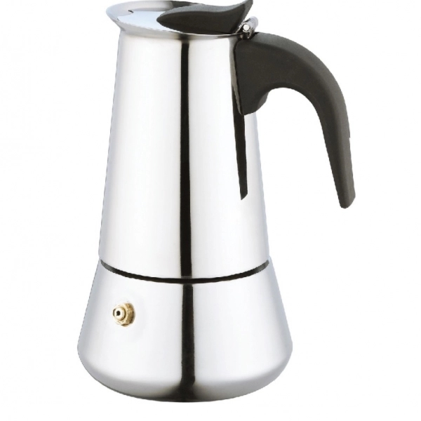 Kinghoff kawiarka stalowa na indukcję pojemność 6 tz / 300 ml kolor srebrna