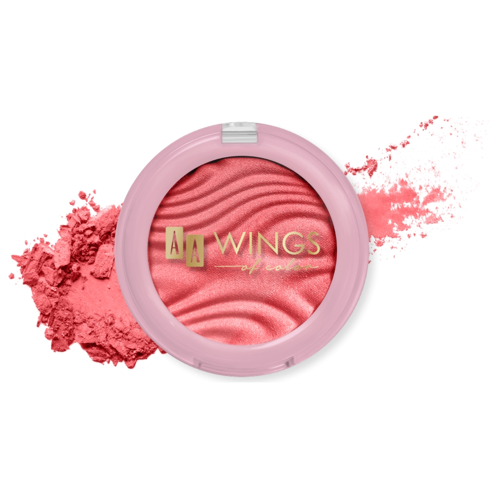 Oceanic AA WINGS OF COLOR Blush & Go Róż do policzków 03 Coral Pink