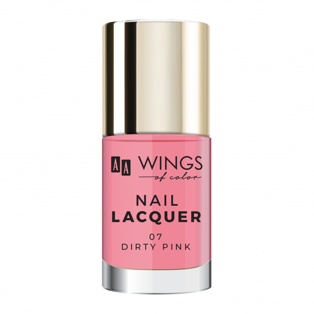 Oceanic AA WINGS OF COLOR Nail Lacquer Lakier do paznokci 07 Dirty Pink
