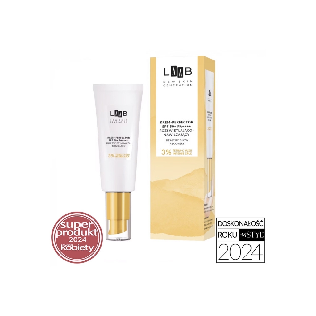 Oceanic AA LAAB Tetra-C Yuzu Krem-perfektor SPF50 PA++++ rozświetlająco-nawilżający