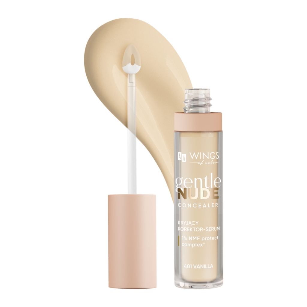 Oceanic AA WINGS OF COLOR Gentle Nude Concealer Kryjący korektor-serum 401 Vanilla