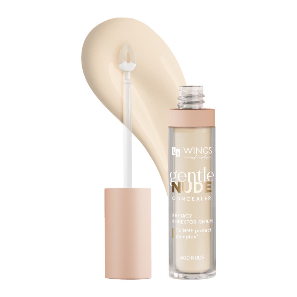 Oceanic AA WINGS OF COLOR Gentle Nude Concealer Kryjący korektor-serum 400 Nude